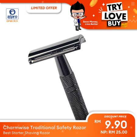 (TLB) Charmwise Traditional Safety Razor | Best Starter Shaving Razor