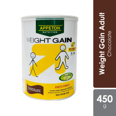 Appeton Weight Gain Adult Choco 450g | Helps Increase Weight Healthily