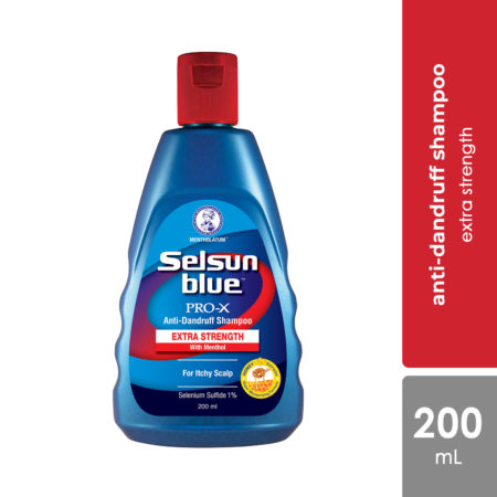 Selsun Blue Pro-x Extra Strength Treatment Shampoo 200ml | Treats Dandruff and Scalp