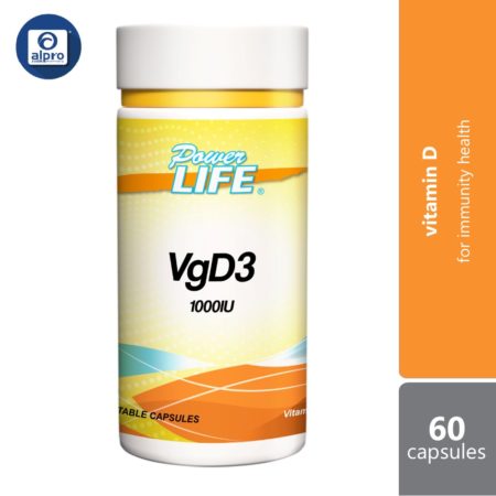 Powerlife Vitamin D3 (VgD3) 1000IU 60s