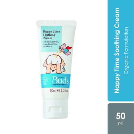 Buds Nappy Time Soothing Cream 50ml | Organic Formulation