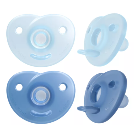 Avent Curved Soothie Boy 0-6m 2s