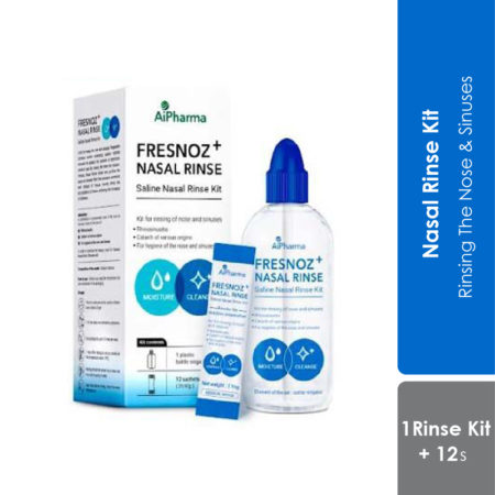 Fresnoz+ Nasal Rinse Starter Kit With 12 Sachets | Rinsing The Nose & Sinuses