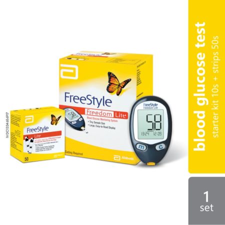Abbott Freestyle Pack Lite Starter Kit 10s with 50s Test Strips | Blood Glucose Test