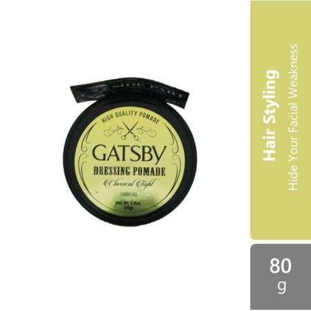 Gatsby Dressing Pomade 80g ( Classical Tight  Upper Hold  Yuppie Mat )