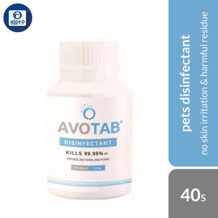 Avotab Disinfectant Tablet 1.25g 40s | Pets Friendly Disifectant