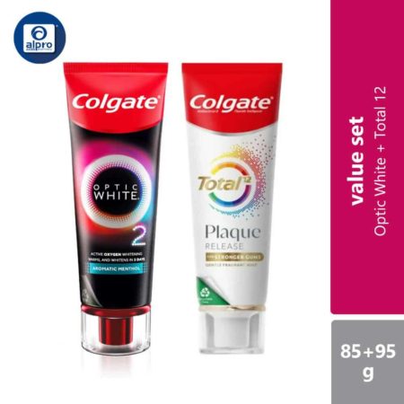 Colgate Optic White & Total Plaque Release Value Set
