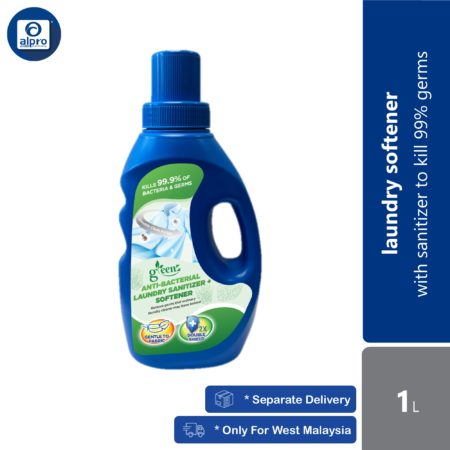 Greens Laundry Sanitizer & Softener 1L | Powerful Sanitizer to Kill 99% Germs