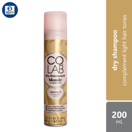 COLAB Dry Shampoo Plus Blonde Corrector 200mL | Complement Light Hair Tones