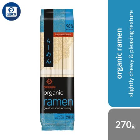 Hakubaku Organic Ramen 270g | Slightly Chewy & Pleasing Texture