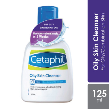 Cetaphil Oily Skin Cleanser 125ml | Removes Excess Oil and Dirt