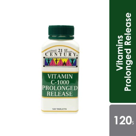 21st Century Vitamin C Prolonged Release 1000mg 120s | Support the Immune System