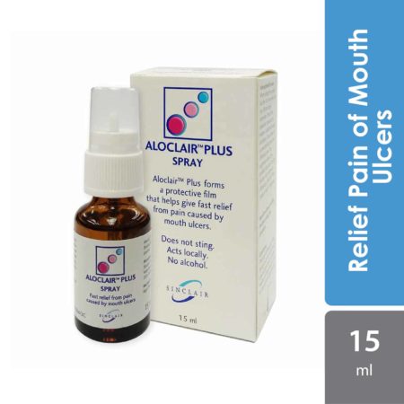 Aloclair Spray 15ml | Mouth Ulcer Pain Reliever