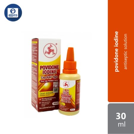 3 Leg Povidone Iodine 30ml | Antiseptic Solution