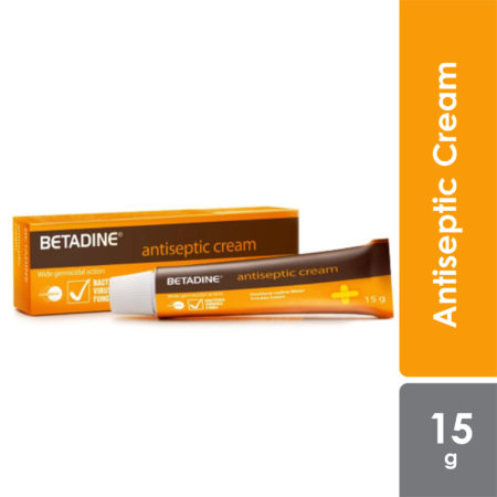 Betadine Antiseptic Cream 15g | Treats Small Wounds, Scratchers and Burns