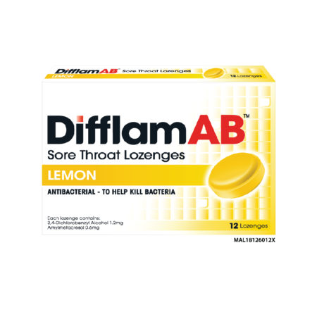 Difflam Ab Sore Throat Loz (lemon) 12s