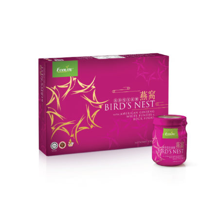Ecolite Bird's Nest With American Ginseng & White Fungus 6x70ml | Improves Immune System