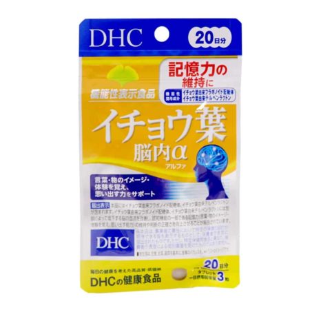 DHC 20 Days Ginkgo Biloba Α Supplement Tablets 60s