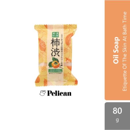 Family Persimmon Soap 80g| Etiquette Of The Skin At Bath Time