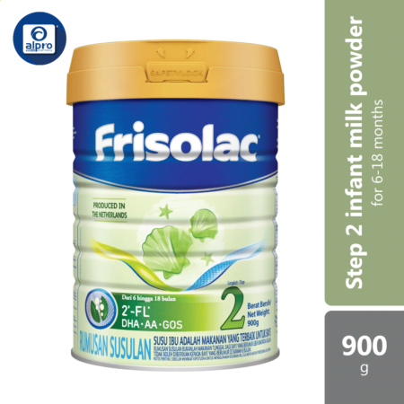 Frisolac GOS & DHA Step 2 Infant Milk Powder Formula 900g (For 6-18 Months)
