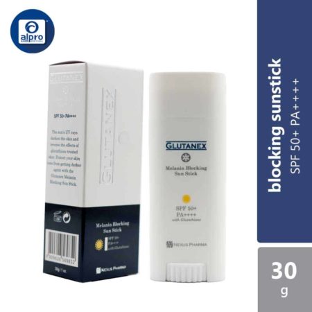 Glutanex Sun Stick SPF50+ 30g | Melanin Blocking Sunstick with Glutathione