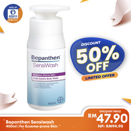 Bepanthen Sensiwash 400ml | For Eczema-prone Skin