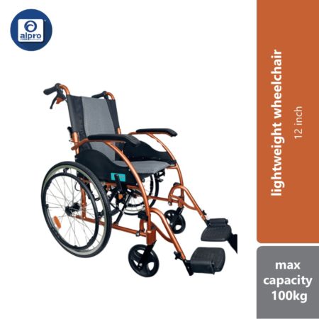 Bmate BB368LAJ Fixed Aluminium Lightweight Wheelchair 12 Inch