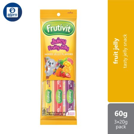 Fruitivit Juicy Fruity Jelly | Tasty Jelly Snack (3sx20g)