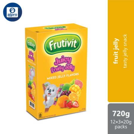 Fruitivit Juicy Fruity Jelly | Tasty Jelly Snack (12 x3s x20g)
