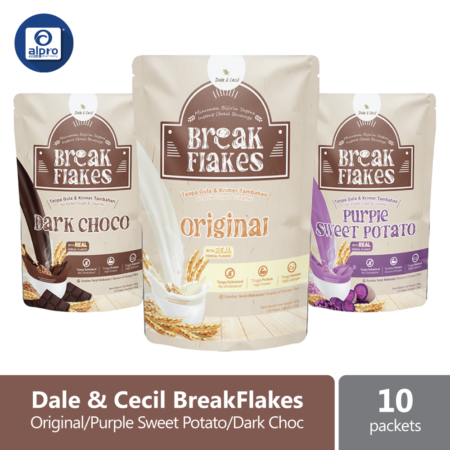 Dale & Cecil BreakFlakes (Original/ Purple Sweet Potato/Dark Choco) 10s