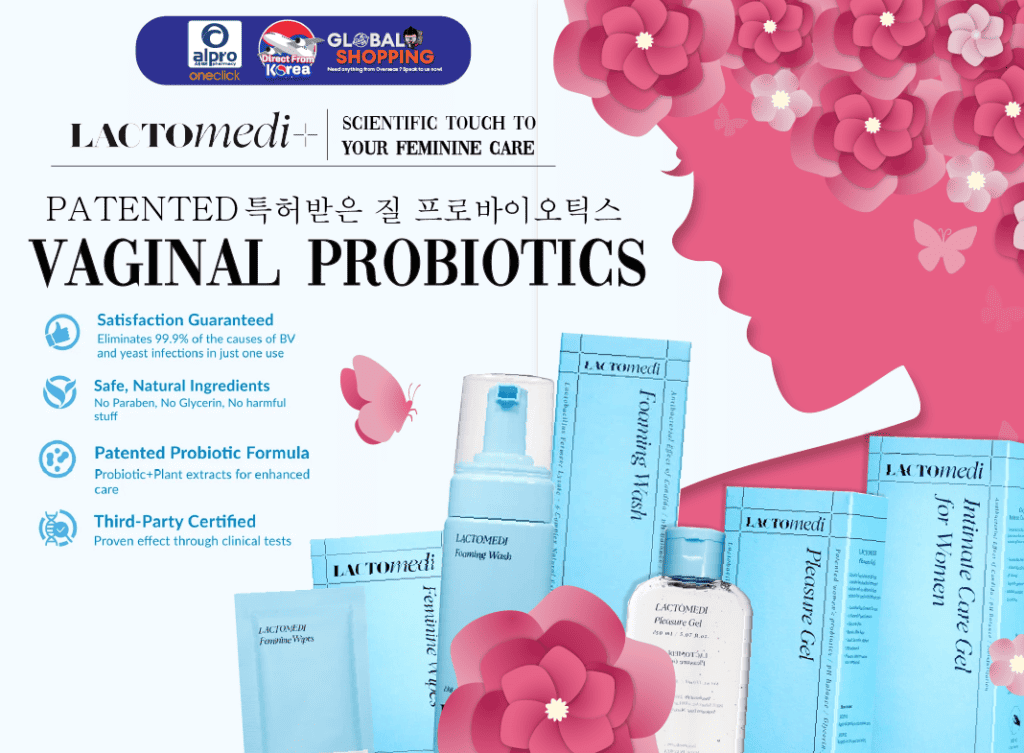 Lactomedi Feminine Wipes 15s | Vaginal Odor Control