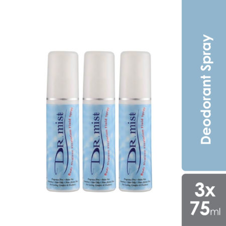 Dr. Mist Deodorant Spray Promo Pack 75ml 3s