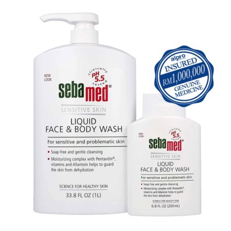 Sebamed Liquid Face & Body Wash 1 free 200ml | Remove Excess Oil