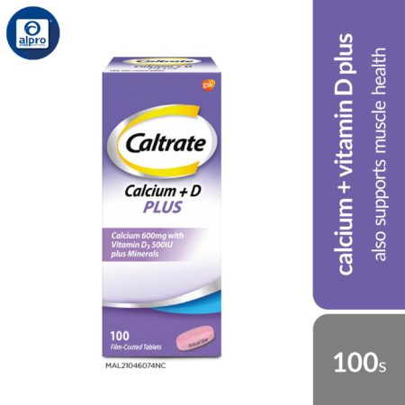 Caltrate Calclium D Plus 100s | Supports Muscle and Bone Health