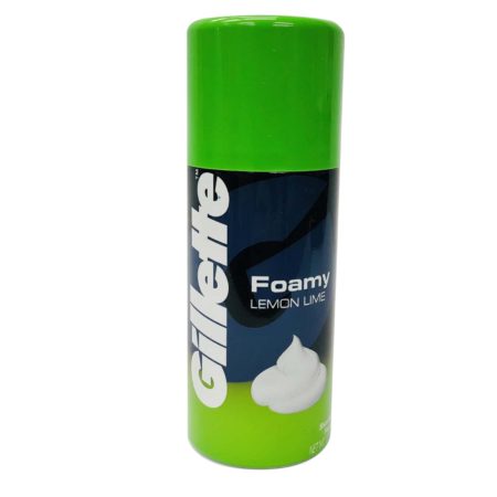Gillette Foamy Lemon Lime 175g | Spread and Rinse Easily