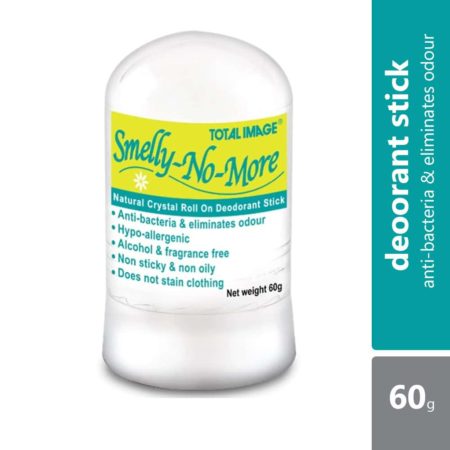 Total Image Smelly No More Roll On Deodorant 60g | Pure Natural Mineral Salt