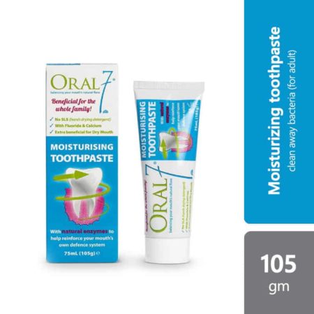 Oral 7 Moisturising Adult Toothpaste 105g | Contains Natural Enzymes