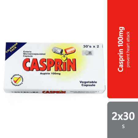 Casprin 100mg 2x30s