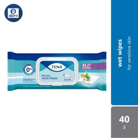 Tena Wet Wipes 40s | Hygienic Cleansing