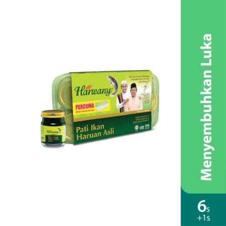 Harwany Pati Ikan Haruan Asli 75ml 6s with 1s | Heals Body Tissue