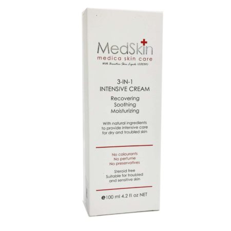 Medskin 3 In 1 Intensive Cream 100ml | Healing Touble and Sisitive Skin