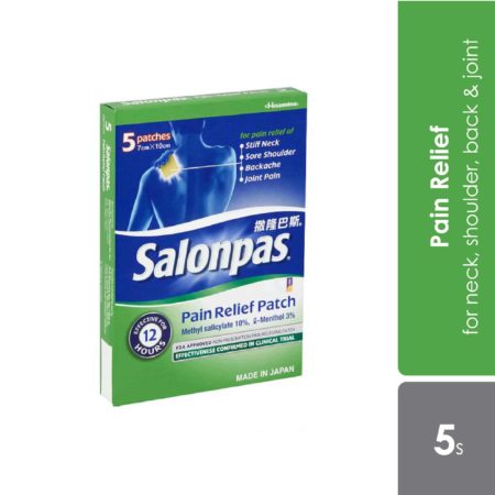 Hisamitsu Salonpas Pain Relief Patch 5s | Relieve Minor Pain