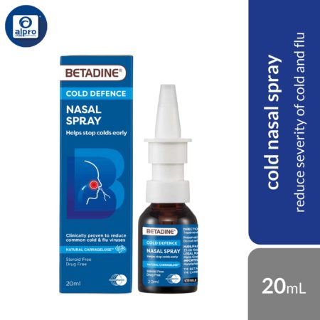 Betadine Cold Defence Nasal Spray 20mL | Reduce Severity of Cold and Flu