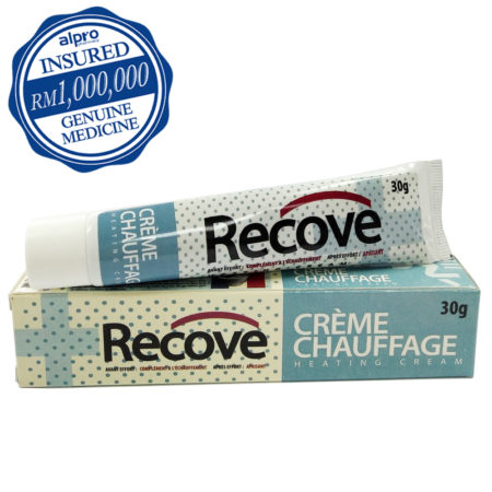Recove Creme Chauffage Cream 30g | Long-Lasting Pain Relief