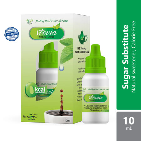 HS Stevia Natural Drops 10ml | Sugar Replacer