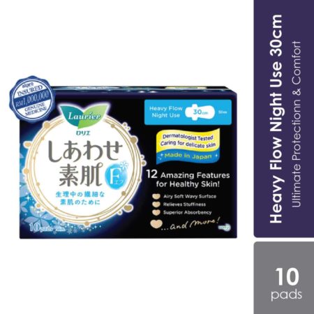Laurier F Slim Wing 30cm 10s | Superb Absorbent
