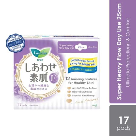 Laurier F Wing 25cm 17s | Super Absorbent Layer