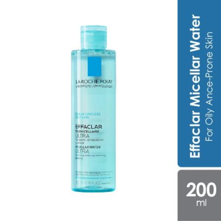 La Roche Posay Effaclar Micellar Water 200ml | Effectively Removes Impurities and Dirt