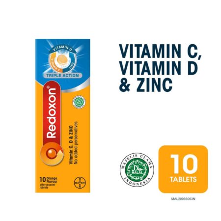 Redoxon Orange Ta Effervescent 10s | Vitamin C