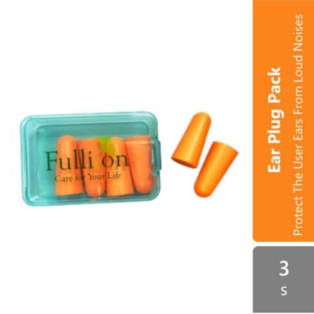 Fullicon Ear Plug Pack (3 Prs/Pack)